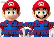 Game Characters With Missing Features