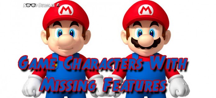 Game Characters With Missing Features - Nerdburglars Gaming