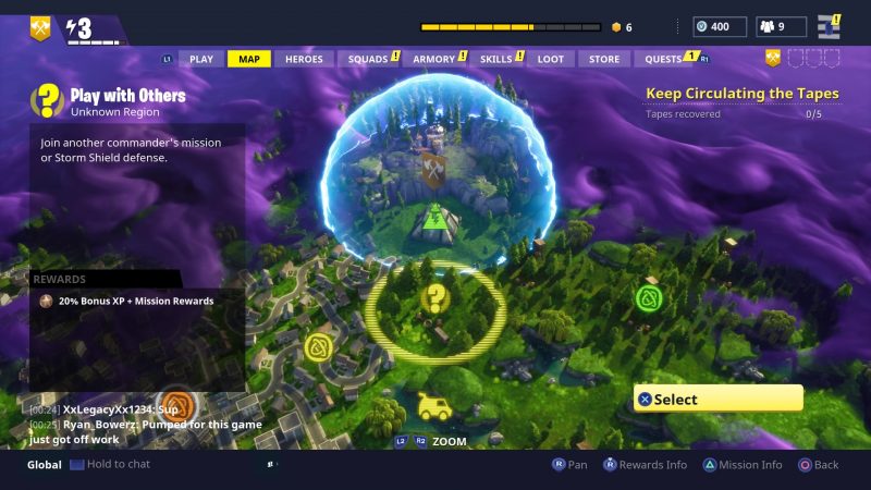 fortnite missions - fortnite xp generator