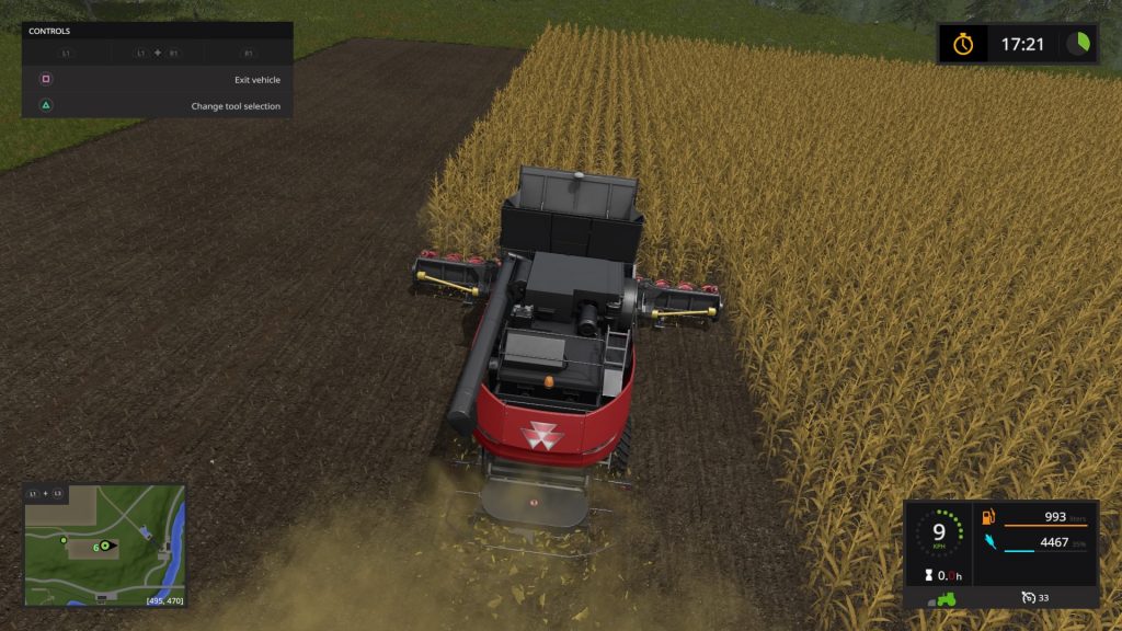 combine harvester