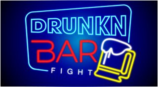 drunkn bar fight review