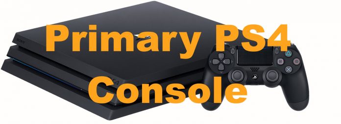 how to set ps4 as primary