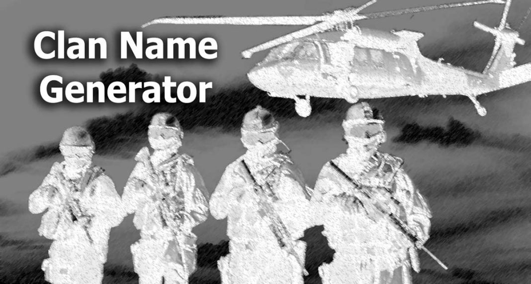 Clan Name Generator Gaming Clans Nerdburglars Gaming