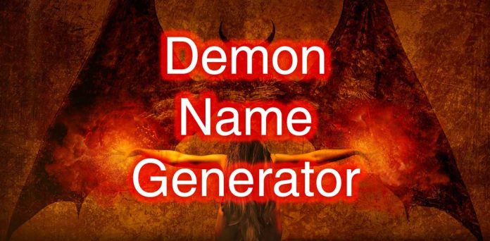 Demon Name Generator Male And Female Demon Names