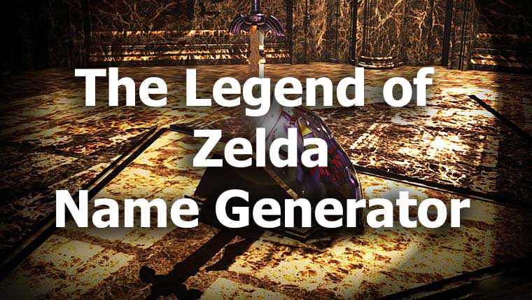 legend of zelda font generator