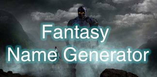Fantasy Character Name Generator