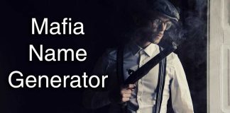 Mafia Name Generator