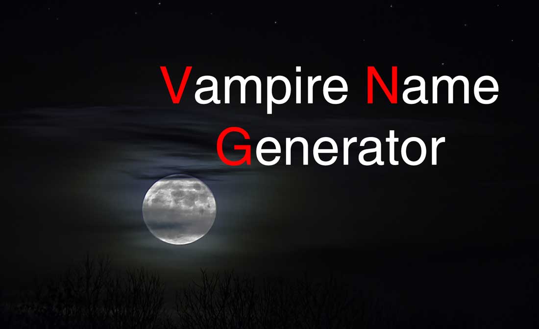 Gift Liner persönlich vampir name generator Entwickeln Neun Papier