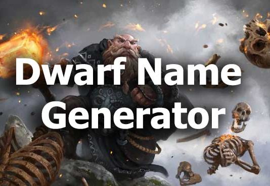 Dwarf Name Generator Image