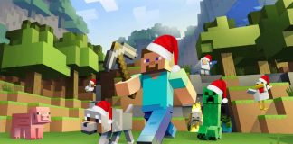 Building a Christmas Village in Minecraft