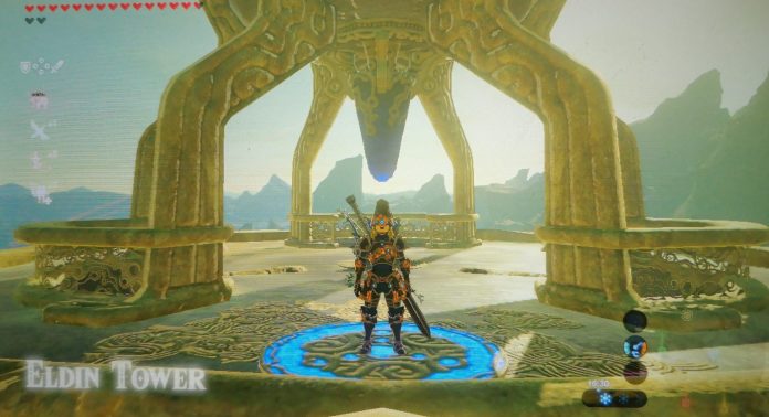 Eldin Tower - BOTW Sheikah Tower Guide - The Legend of Zelda: Breath of ...