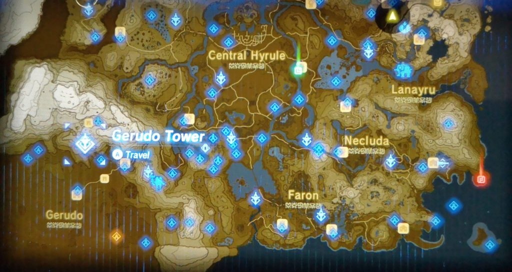 Gerudo Tower location