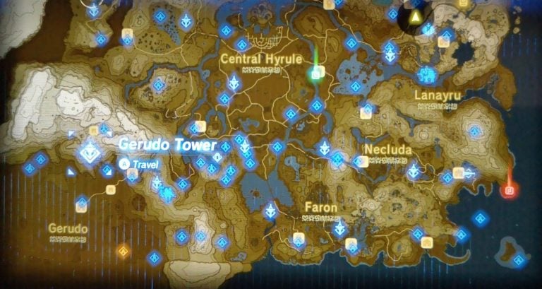 Gerudo Tower Guide - BOTW Sheikah Tower Guide - The Legend of Zelda ...