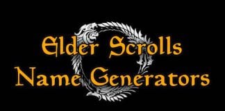 Elder Scrolls Name Generator