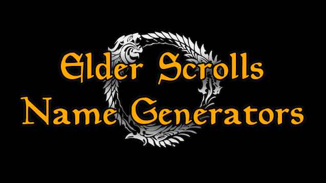 elder scrolls name generator