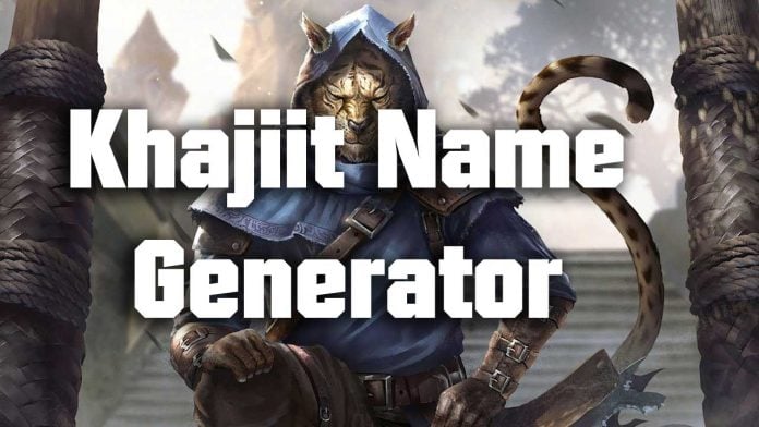 khajiit name generator