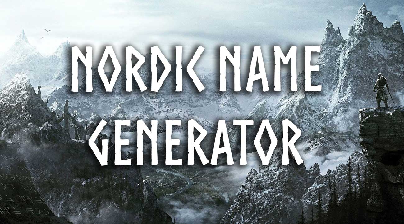 Norse Name Generator Norse Mythology Name Ideas