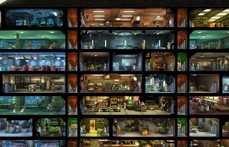 fallout shelter room layout