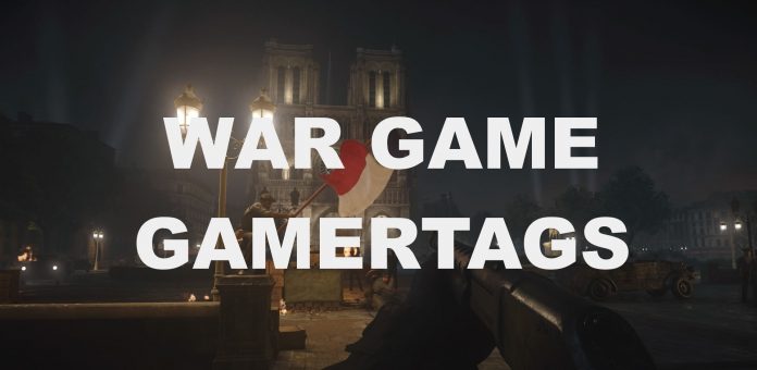 Gamertag ideas for war games