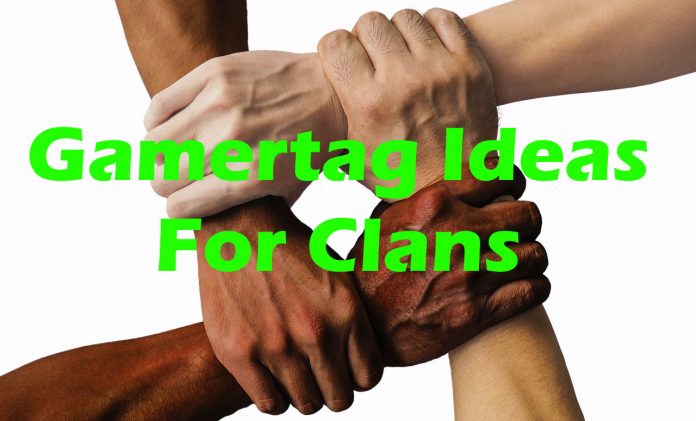 gamertag ideas for clans