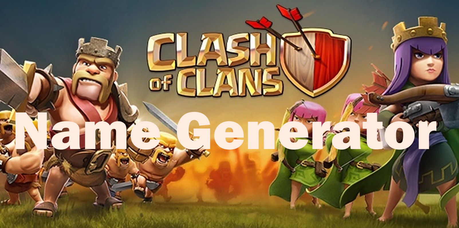 Name Generator For Clash of Clans - Random Name Generators