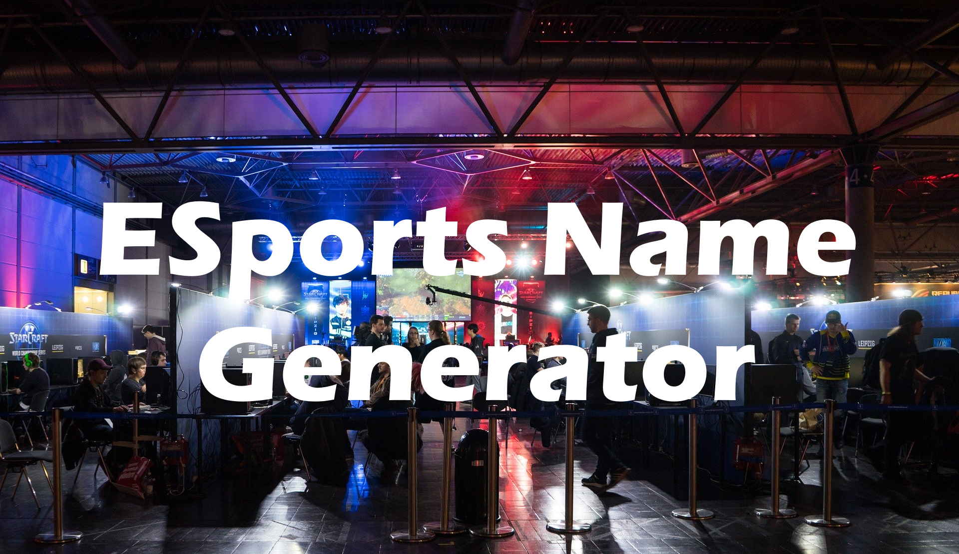 ESports Team Name Generator - Random Name Generators