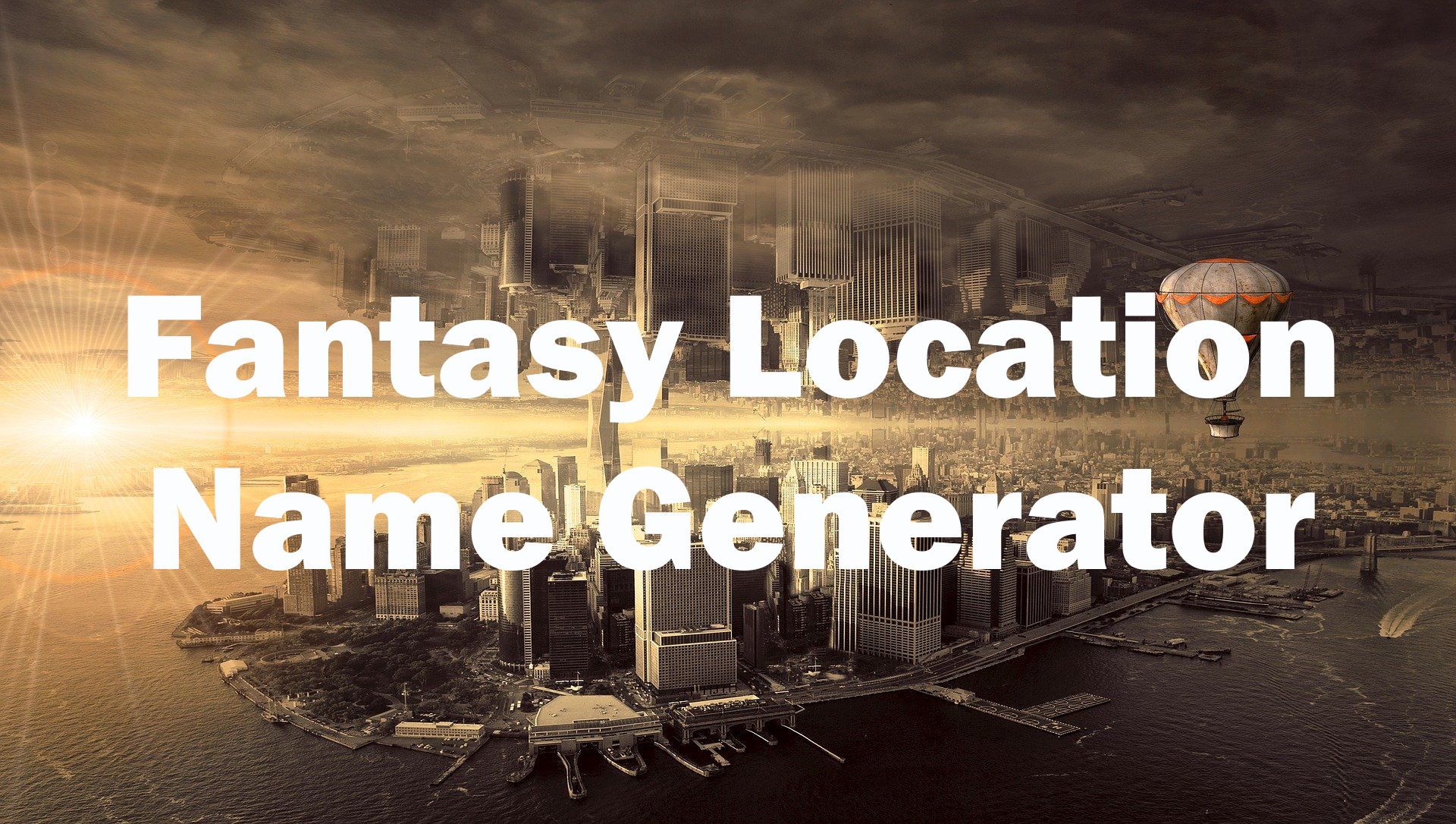 Fantasy world name generator. Имена фэнтези рандом.