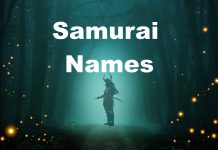 Samurai Name Generator