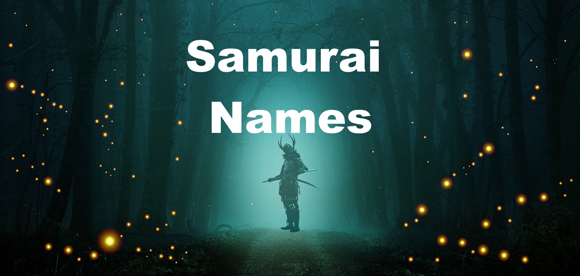 Samurai Name Generator - Awesome Japanese Warrior Name Ideas