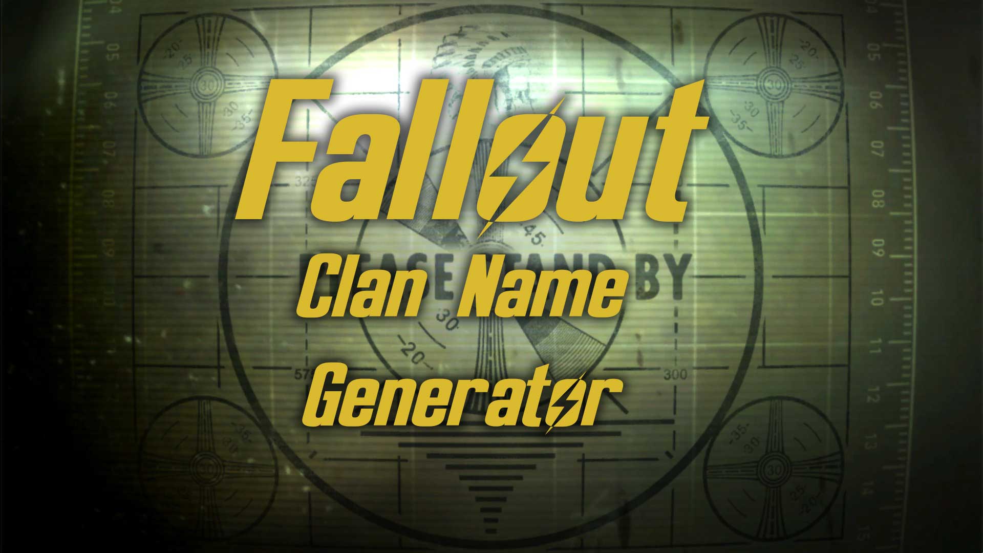 fallout clan name generator