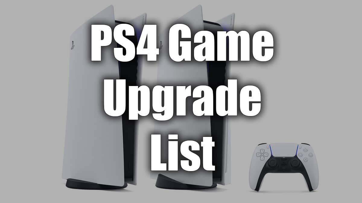 ps4 games getting free ps5 upgrade