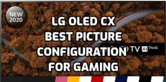 LG OLED CX/C9 Best Picture Settings For Xbox Series X