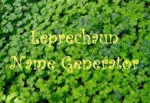 Leprechaun Name Generator