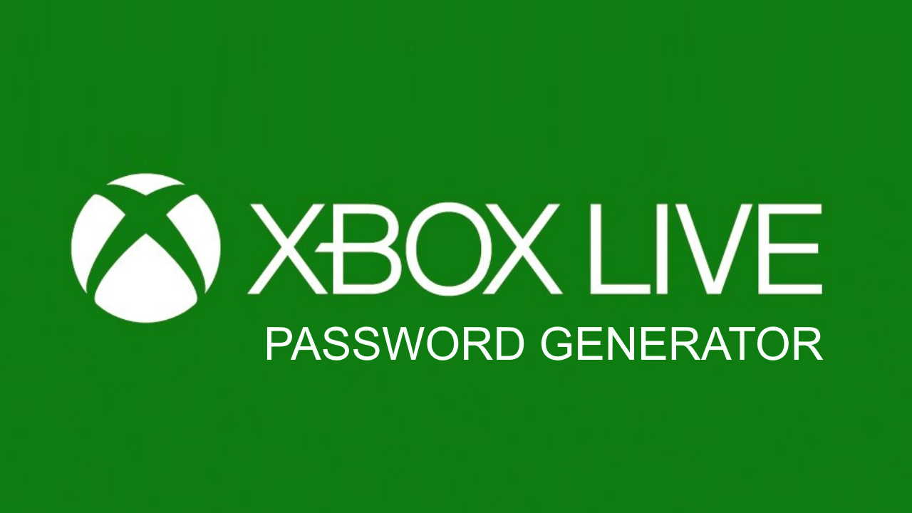 xbox-live-password-generator