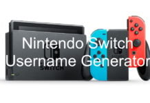 Nintendo Switch Username Generator