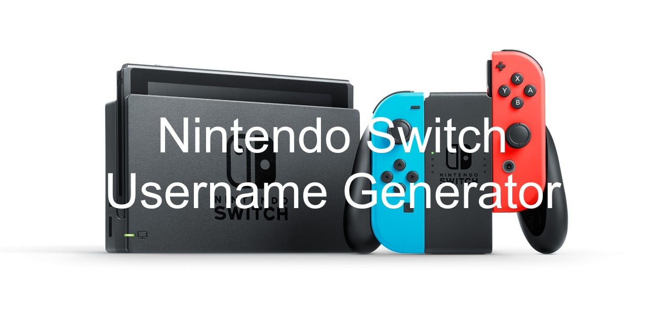 Nintendo Switch Username Generator - Random Name