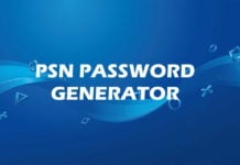 PSN Password Generator
