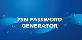 PSN Password Generator