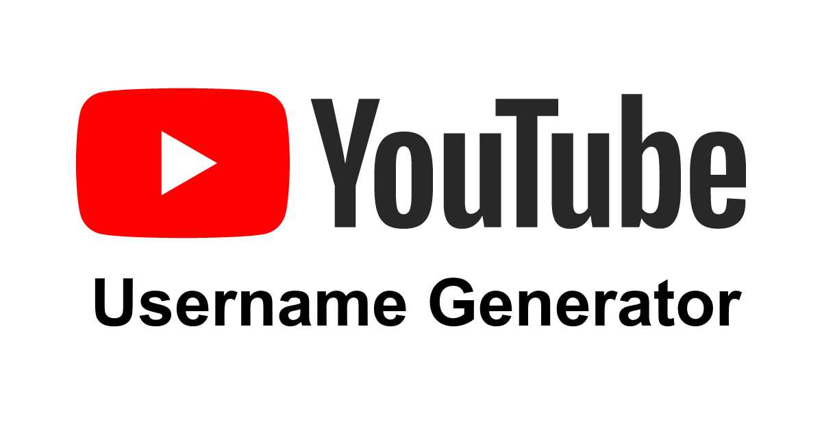 YouTube Name Generator Image