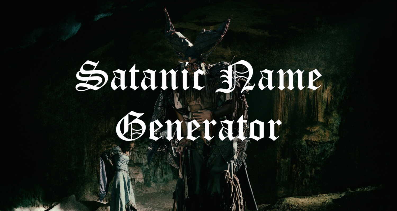 satanic name generator