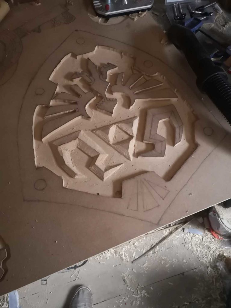 hylian shield cutting