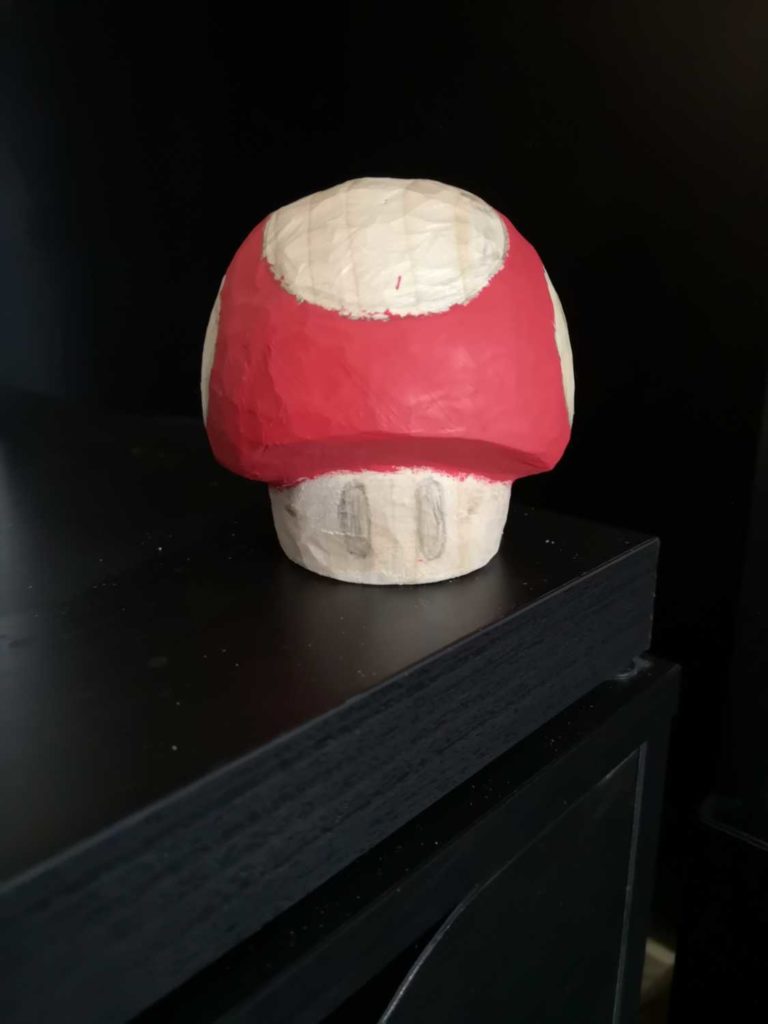 painting the mario mushroom