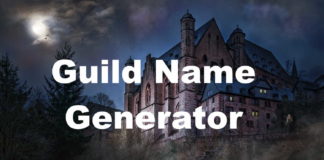 Guild Name Generator