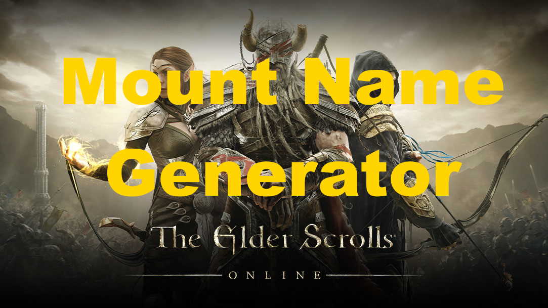 elder scrolls mount name generator