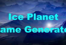 Ice Planet Name Generator