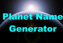 Planet Name Generator