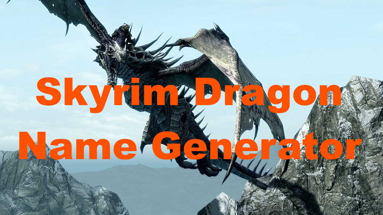 skyrim dragon name generator