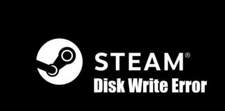 Steam Disk Write Error Installing Game