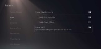 How to turn off HDCP on the PS5