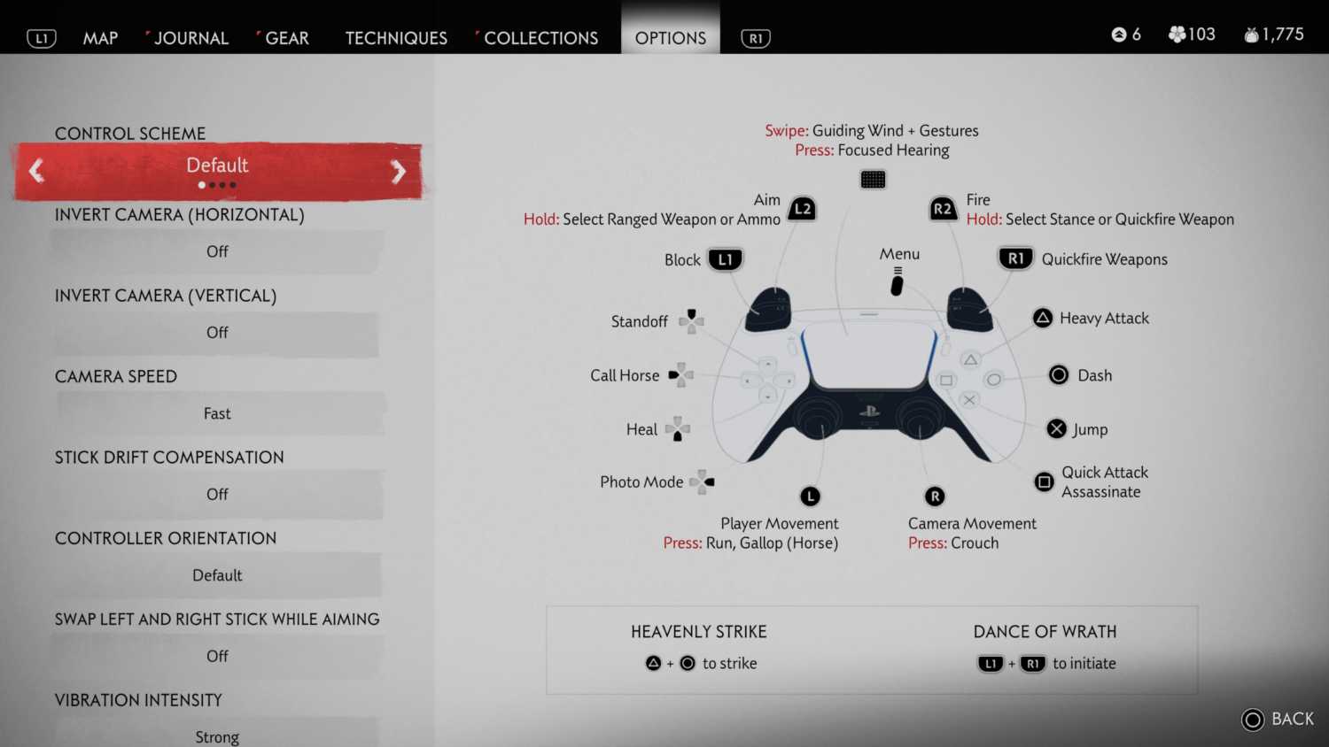 ghost of tsushima controller scheme